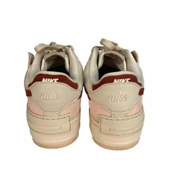 Nike Womens Air Force 1 Shadow Running Shoes Multicolor DZ4705-200 Leather 7M - Picture 7 of 12